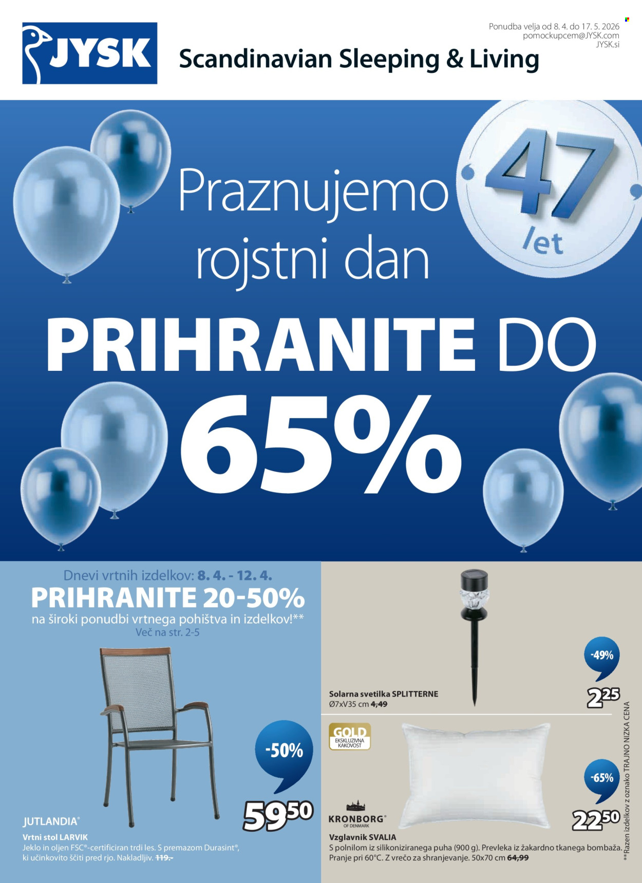 JYSK katalog - 8.4.2026 - 17.5.2026. Stran 2