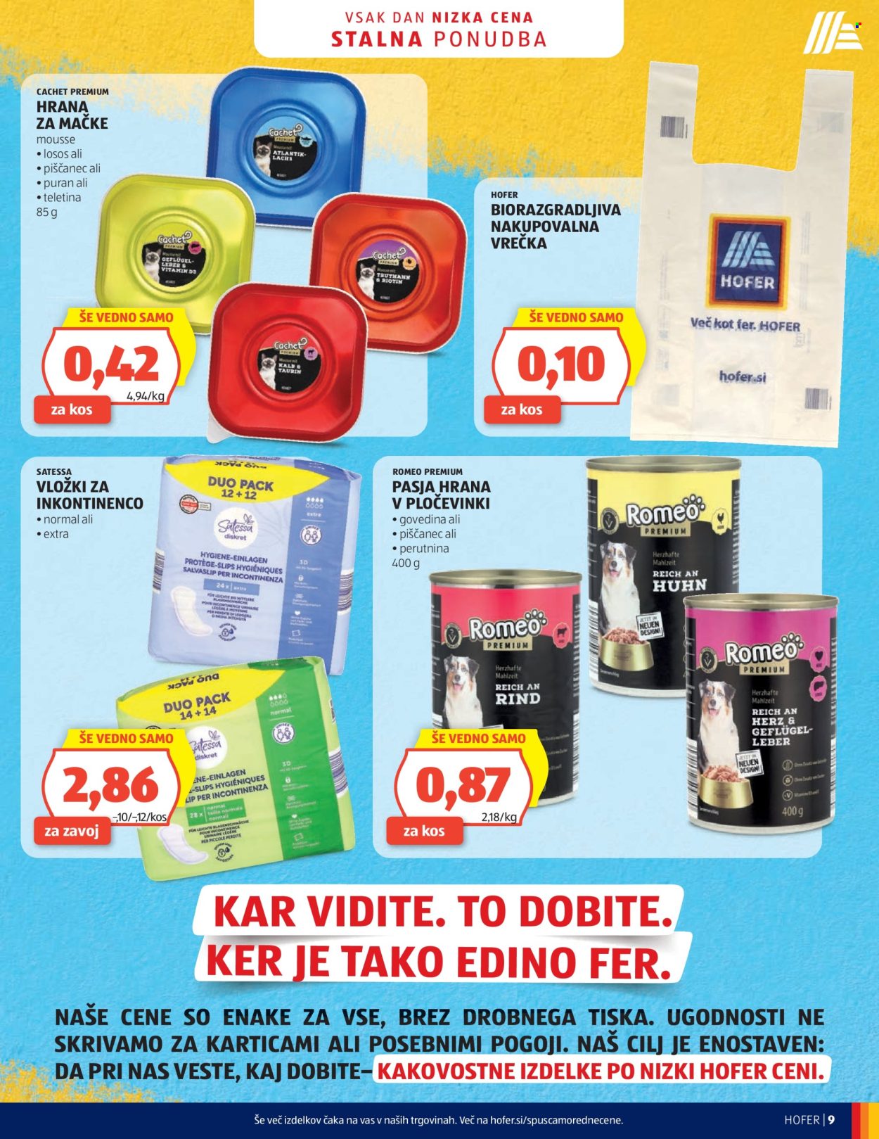 Hofer katalog - 8.4.2026 - 16.4.2026. Stran 9