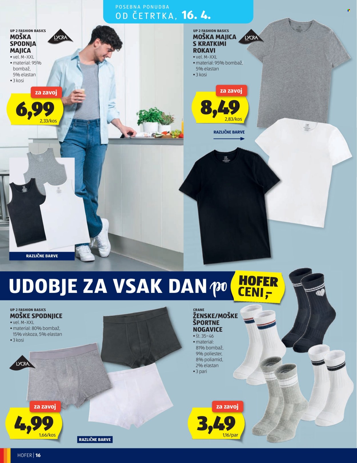 Hofer katalog - 8.4.2026 - 16.4.2026. Stran 16