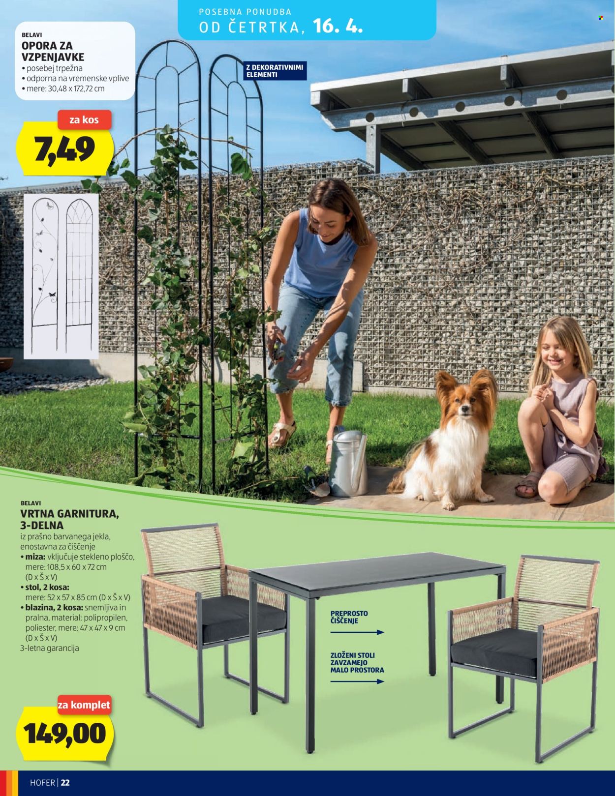 Hofer katalog - 8.4.2026 - 16.4.2026. Stran 22