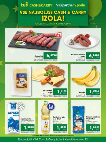 Tuš Cash & Carry katalog - 8.4.2026 - 15.4.2026.