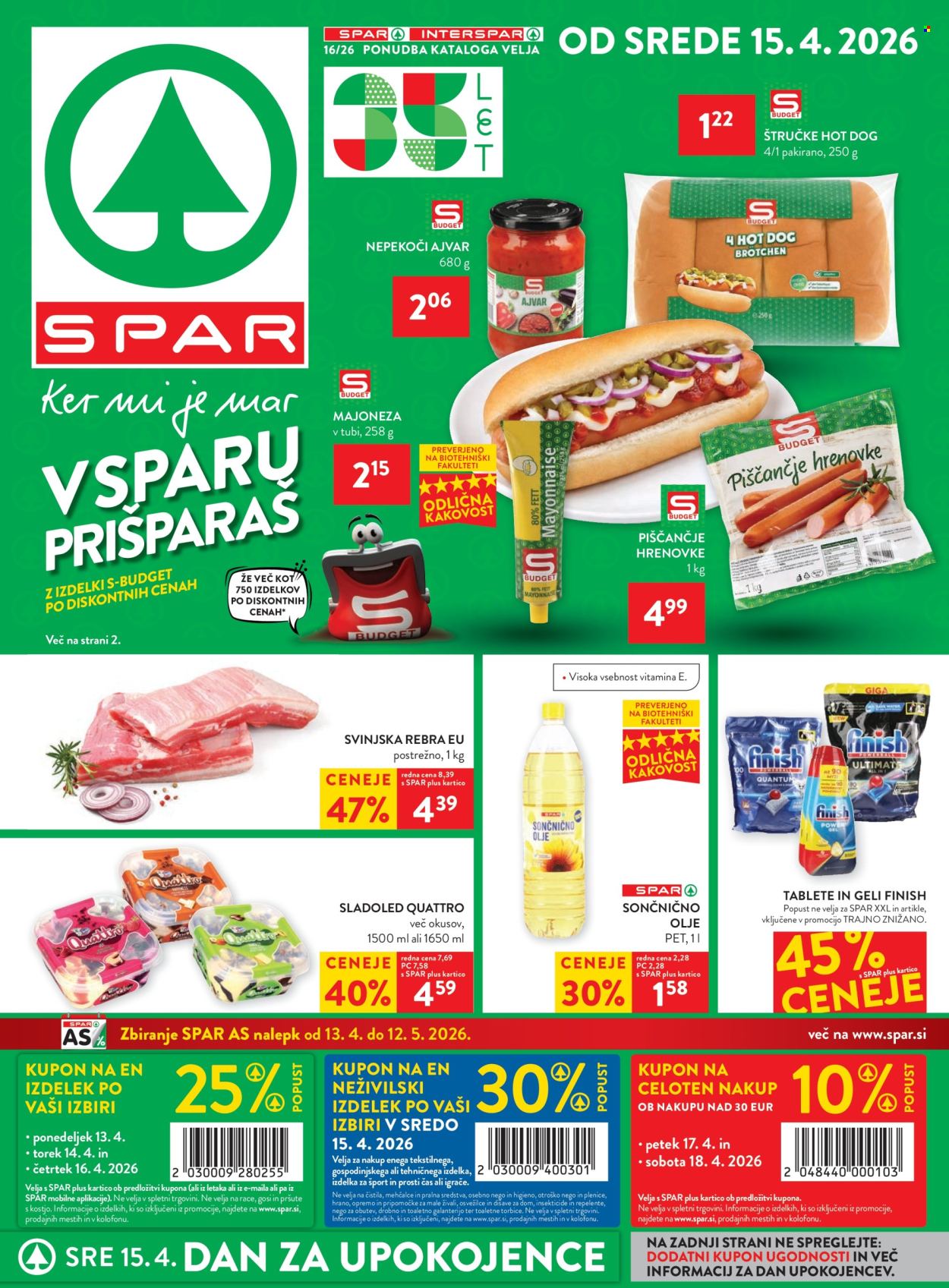 SPAR katalog - 15.4.2026 - 28.4.2026. Stran 1