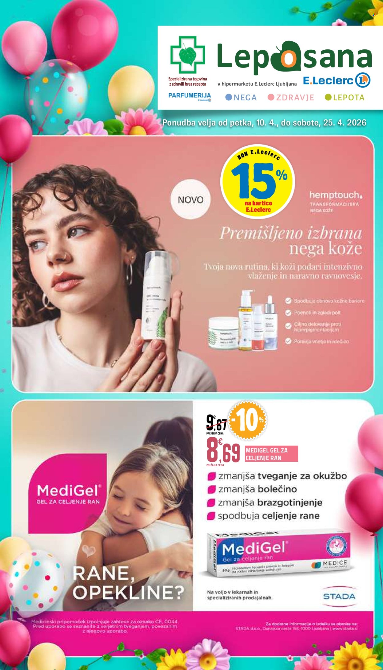 E.Leclerc katalog - 10.4.2026 - 25.4.2026. Stran 1