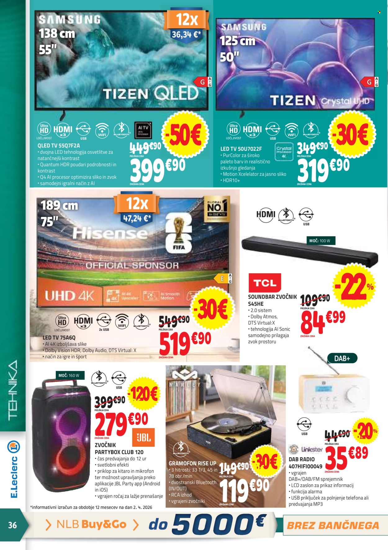 E.Leclerc katalog - 15.4.2026 - 25.4.2026. Stran 36