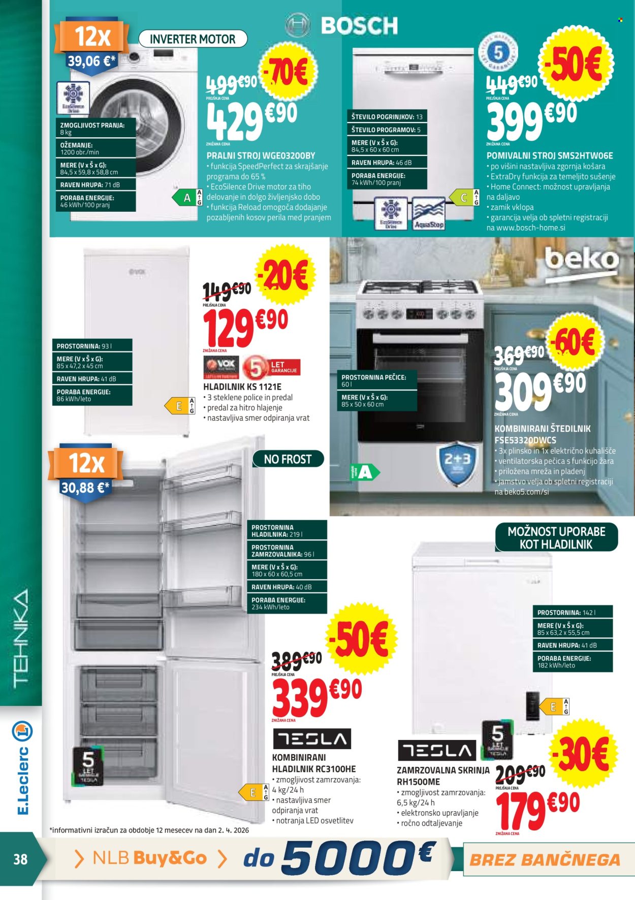 E.Leclerc katalog - 15.4.2026 - 25.4.2026. Stran 38