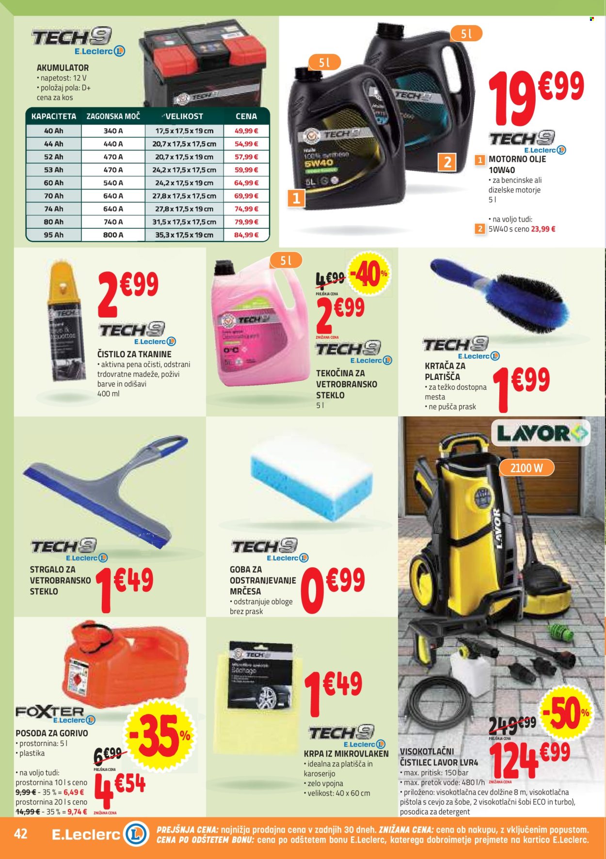 E.Leclerc katalog - 15.4.2026 - 25.4.2026. Stran 42