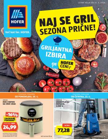 Hofer katalog - 15.4.2026 - 23.4.2026.