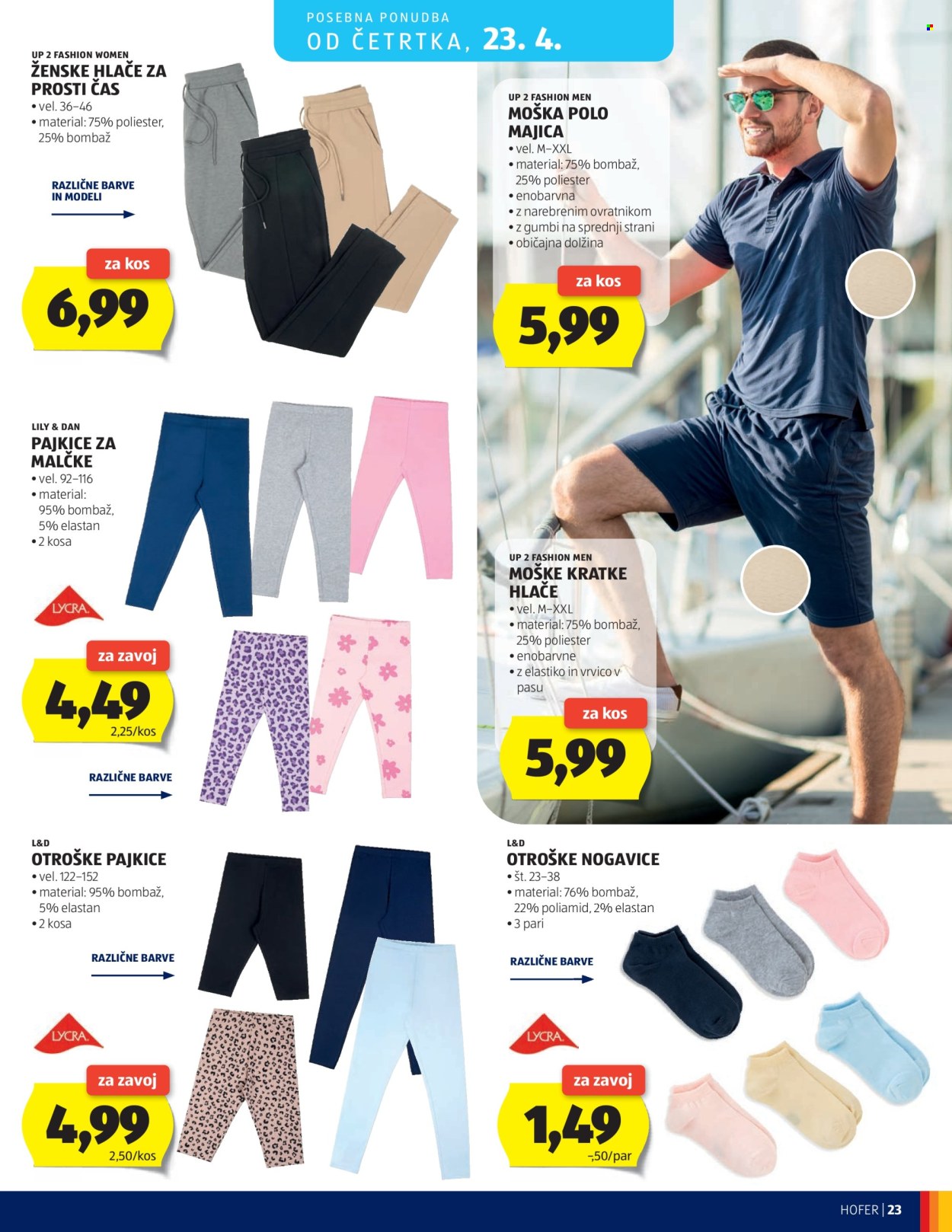 Hofer katalog - 15.4.2026 - 23.4.2026. Stran 23