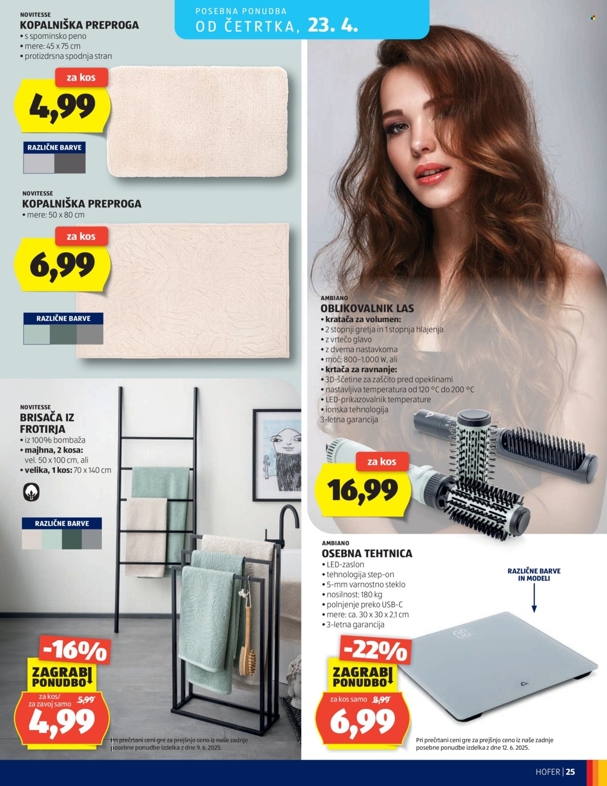 Hofer katalog - 15.4.2026 - 23.4.2026. Stran 25