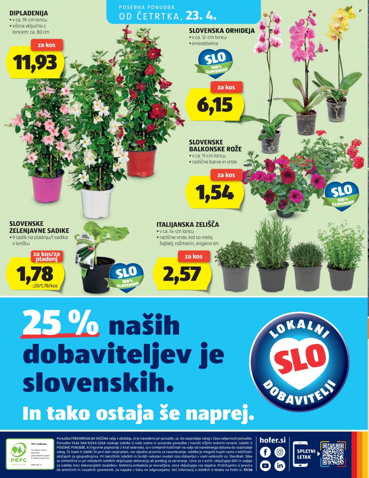 Hofer katalog - 15.4.2026 - 23.4.2026. Stran 28