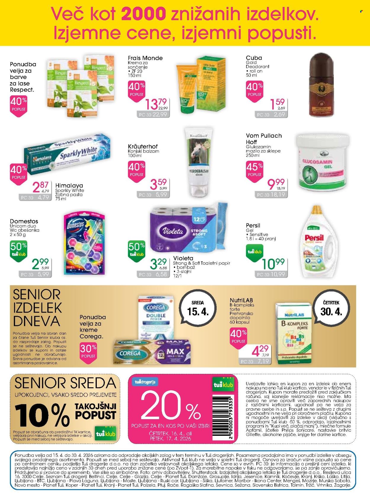 Tuš Drogeria katalog - 15.4.2026 - 30.4.2026. Stran 16