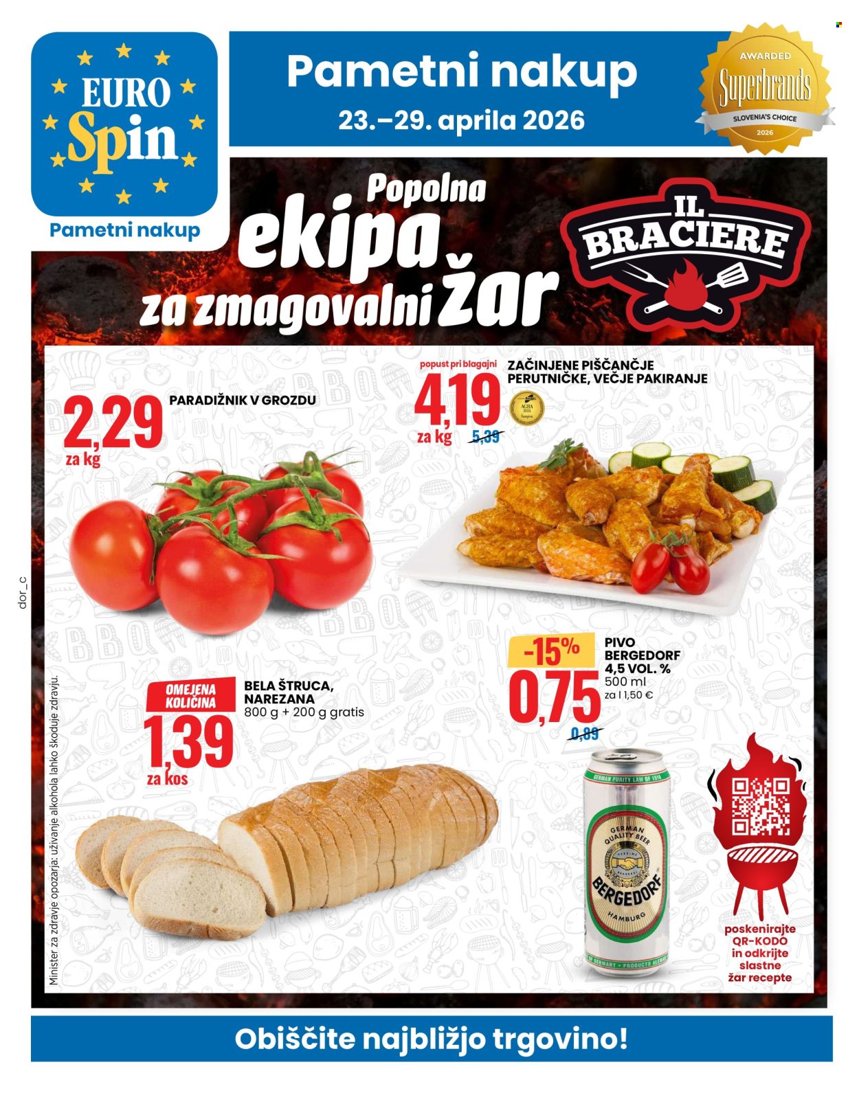 EuroSpin katalog - 23.4.2026 - 29.4.2026. Stran 1