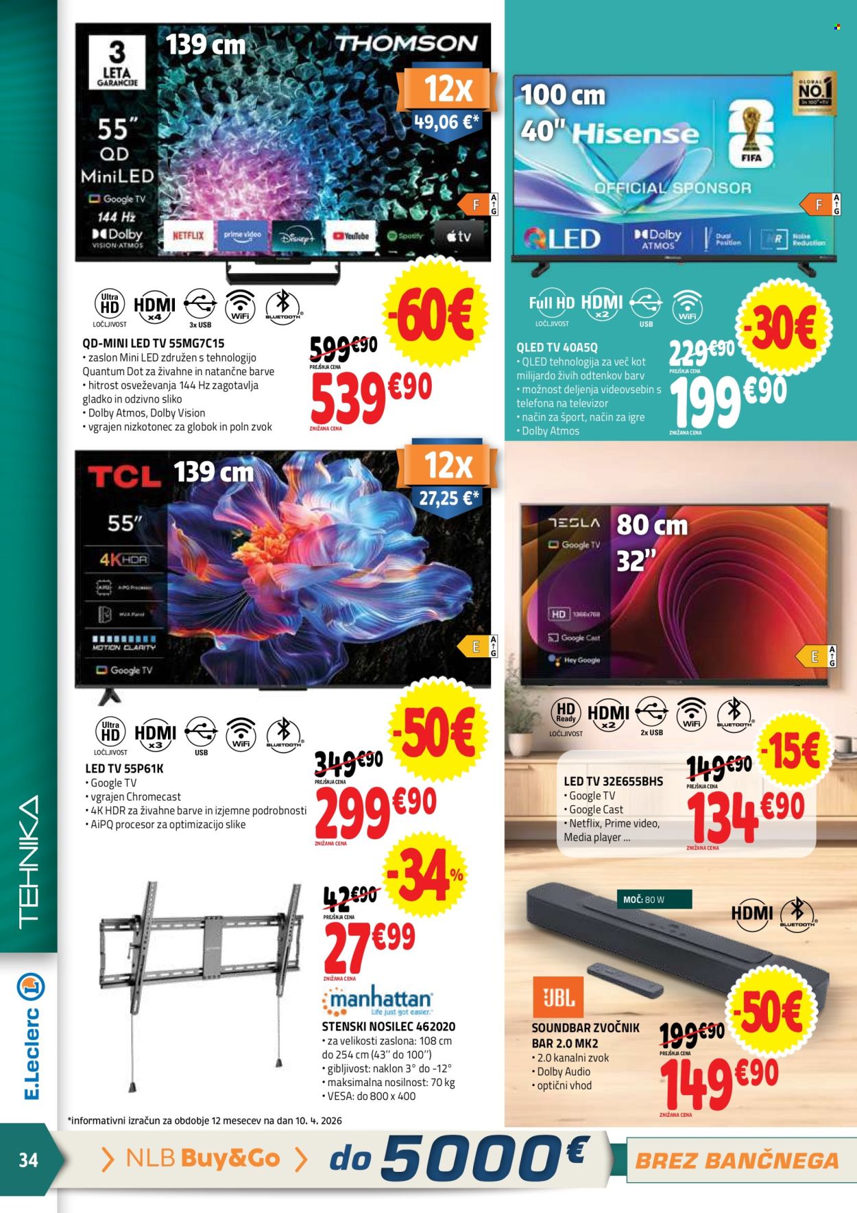 E.Leclerc katalog - 22.4.2026 - 30.4.2026. Stran 34