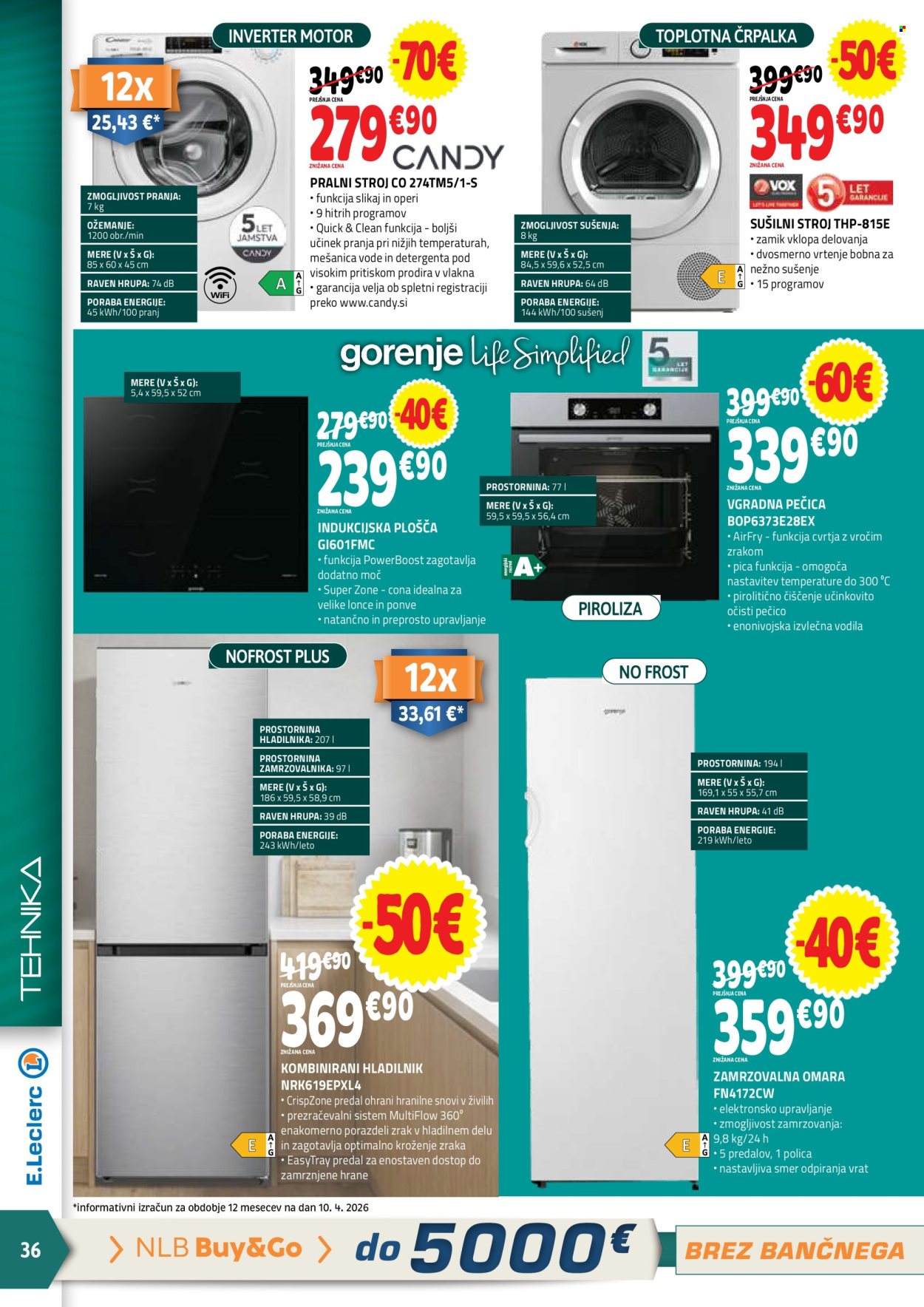 E.Leclerc katalog - 22.4.2026 - 30.4.2026. Stran 36