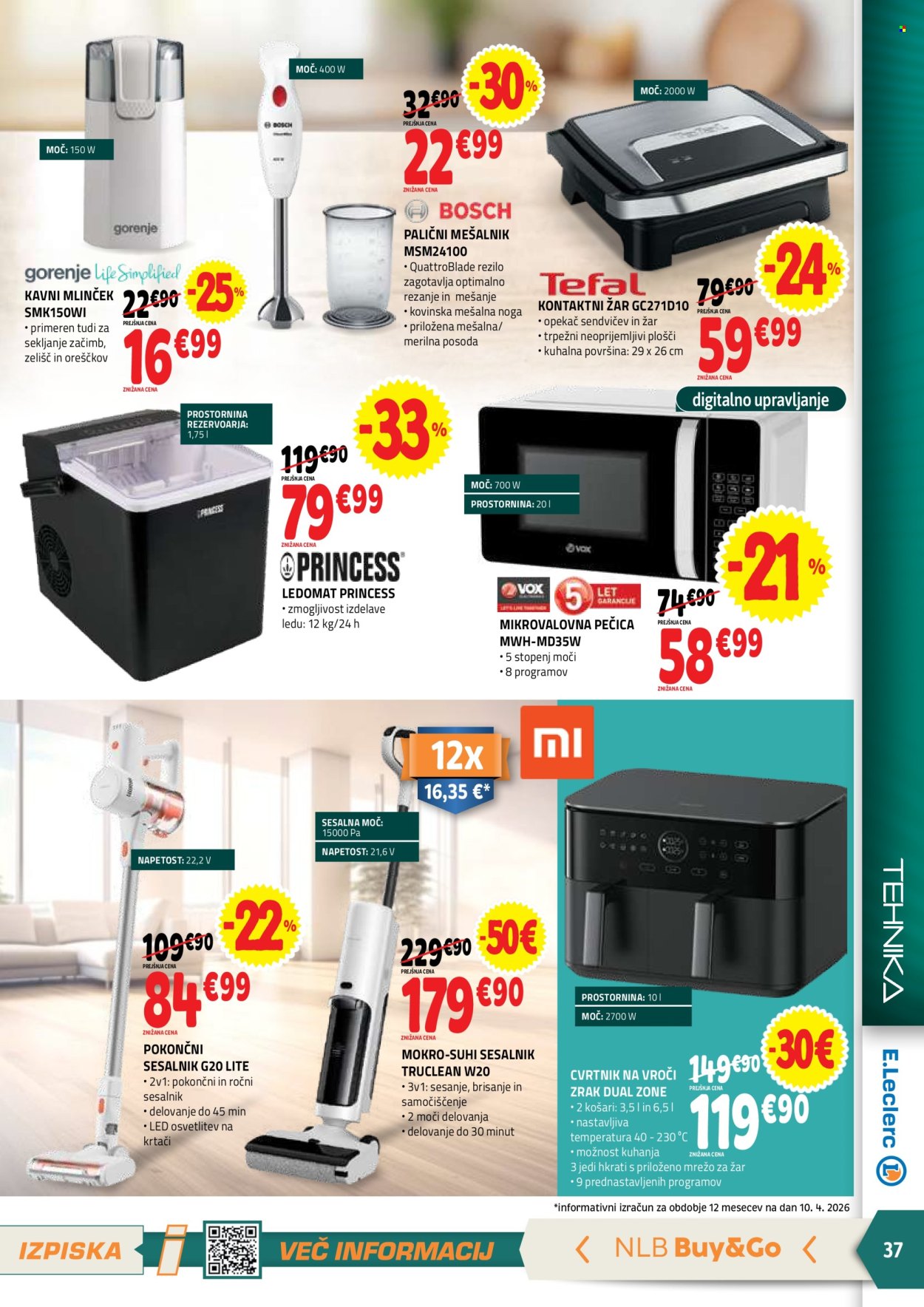 E.Leclerc katalog - 22.4.2026 - 30.4.2026. Stran 37