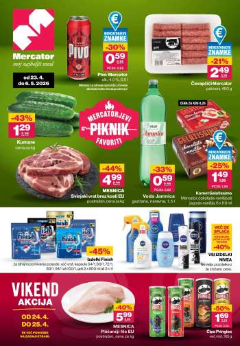 Mercator katalog - 23.4.2026 - 29.4.2026.