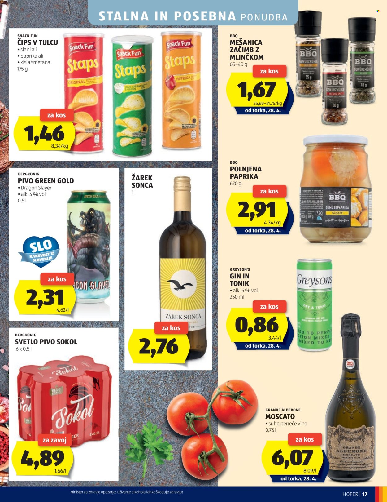 Hofer katalog - 22.4.2026 - 30.4.2026. Stran 17