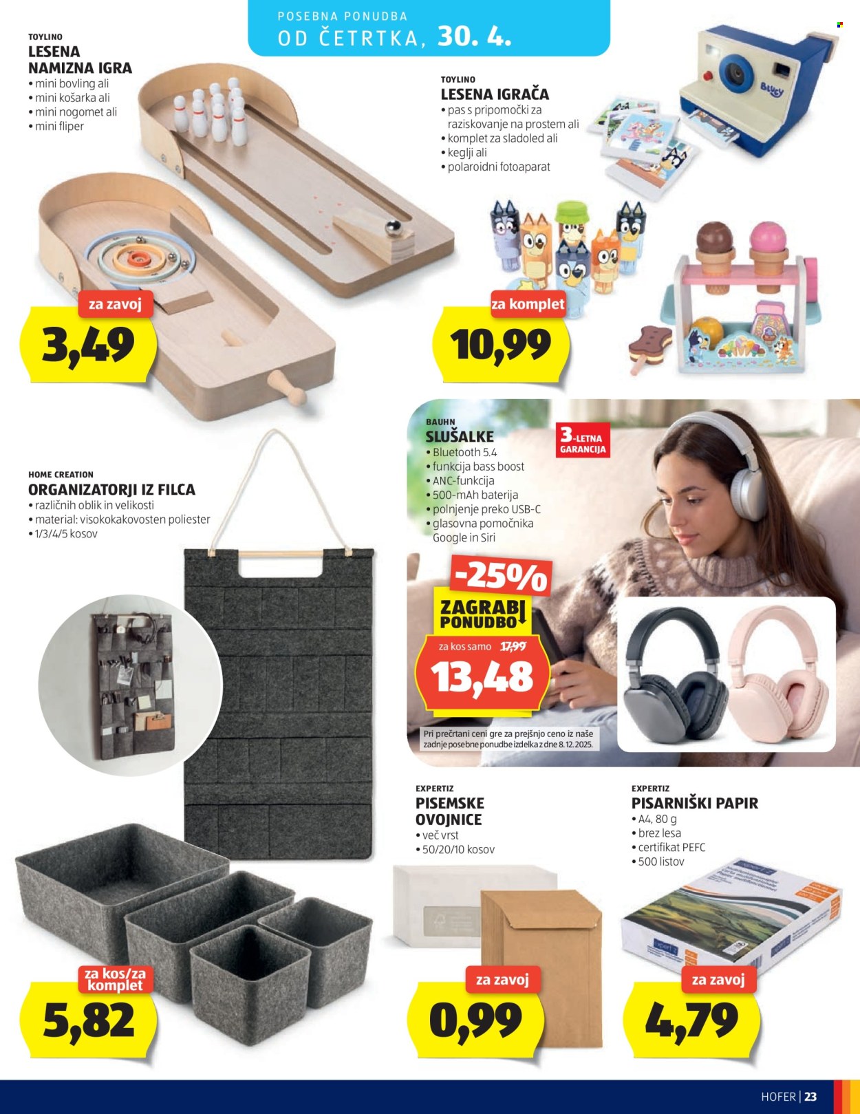 Hofer katalog - 22.4.2026 - 30.4.2026. Stran 23