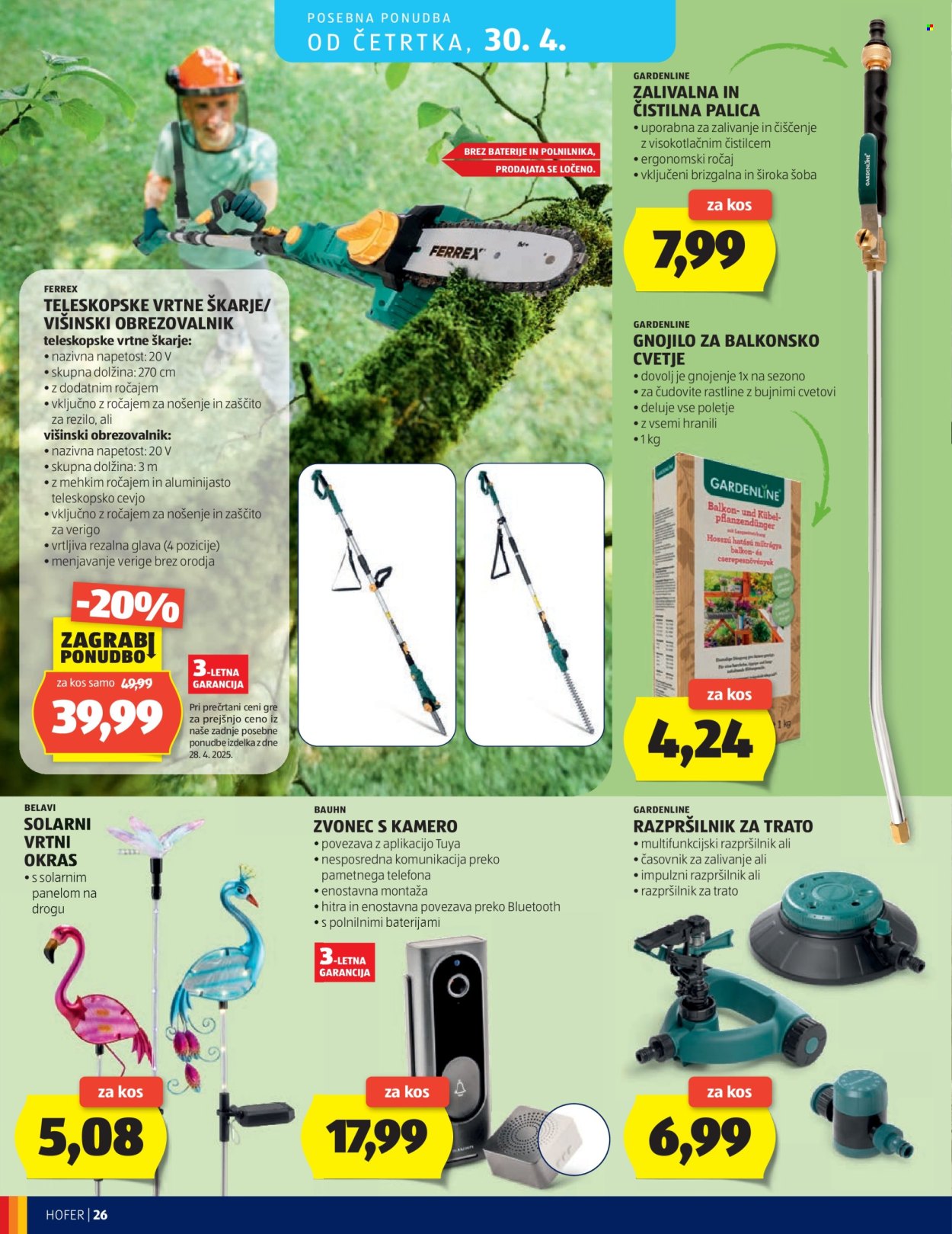 Hofer katalog - 22.4.2026 - 30.4.2026. Stran 26