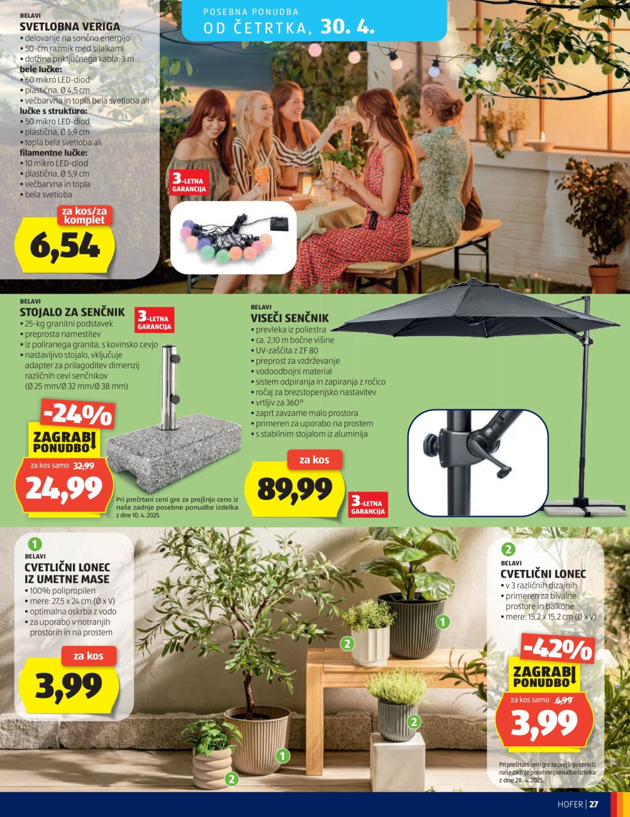 Hofer katalog - 22.4.2026 - 30.4.2026. Stran 27