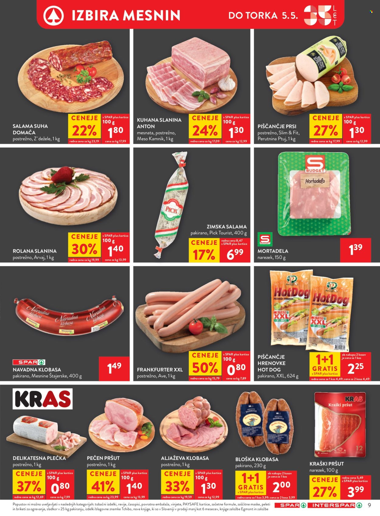 SPAR katalog - 29.4.2026 - 12.5.2026. Stran 9