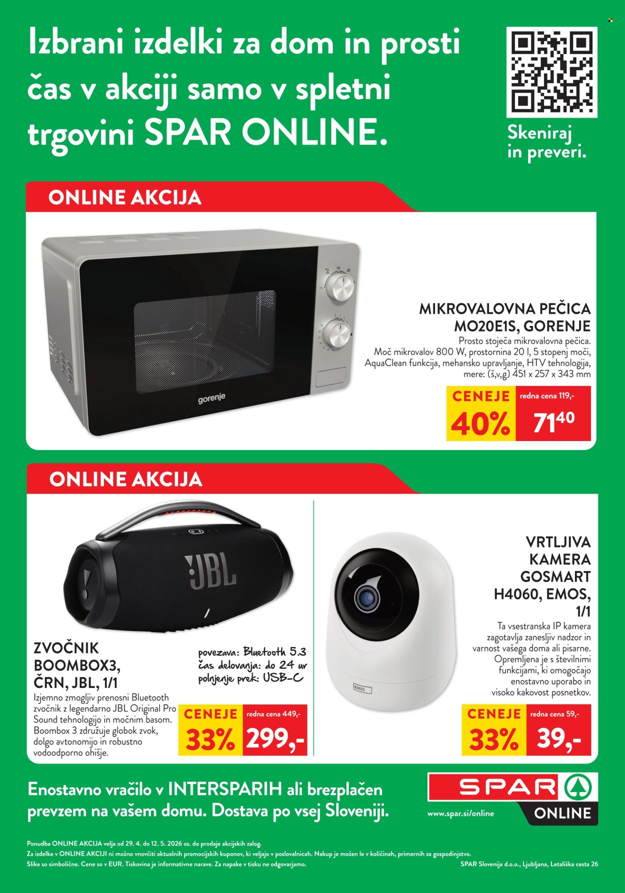 SPAR katalog - 29.4.2026 - 12.5.2026. Stran 1