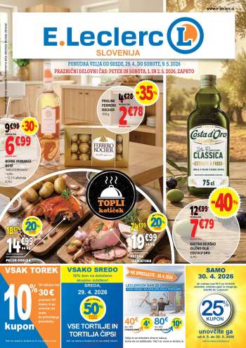 E.Leclerc katalog - 29.4.2026 - 9.5.2026.