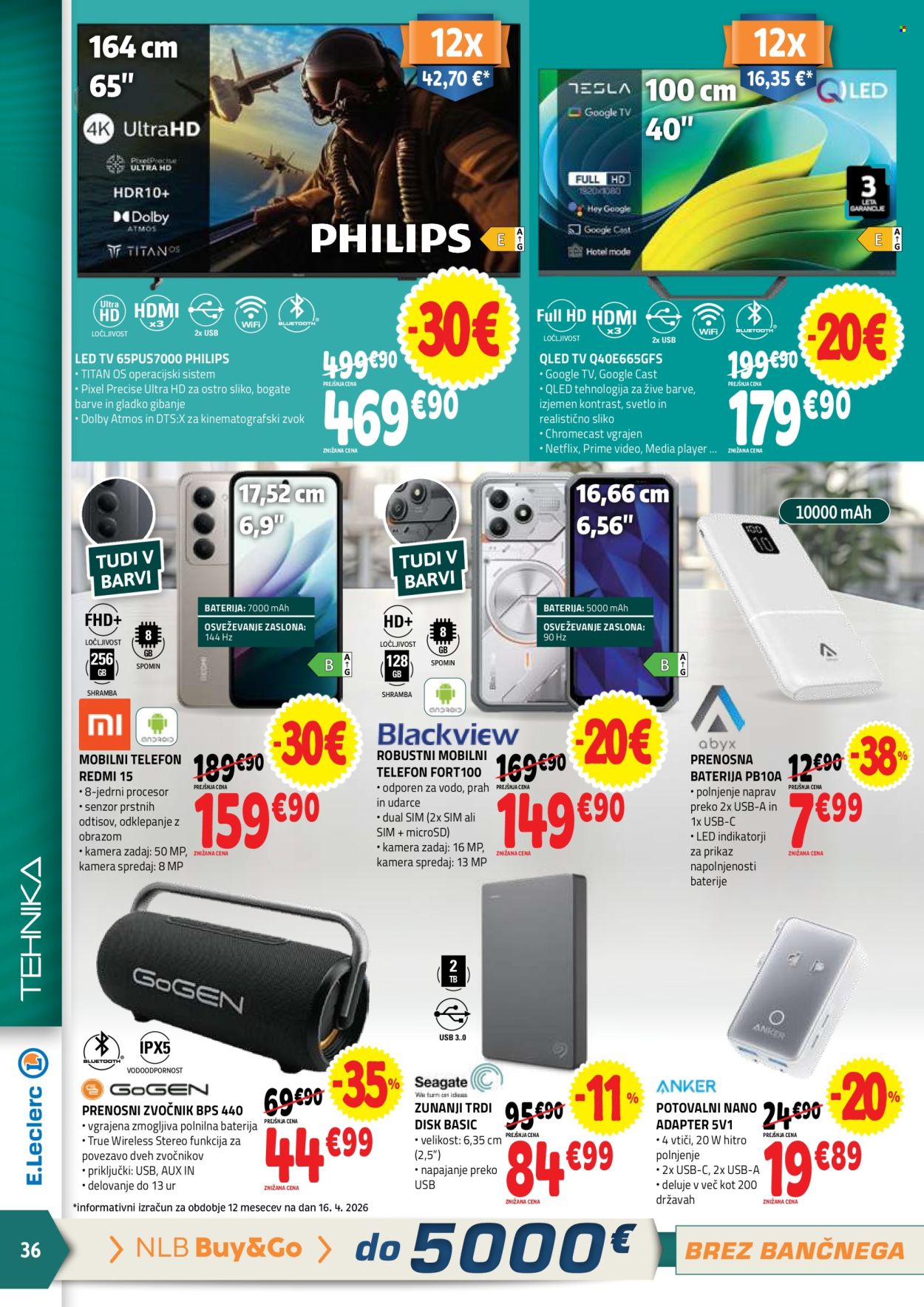 E.Leclerc katalog - 29.4.2026 - 9.5.2026. Stran 36