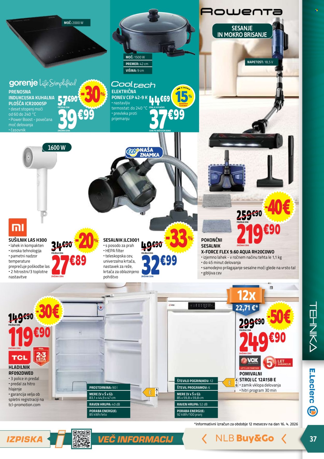 E.Leclerc katalog - 29.4.2026 - 9.5.2026. Stran 37
