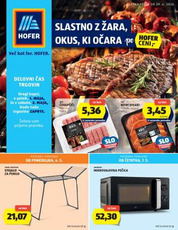Hofer katalog - 29.4.2026 - 7.5.2026.