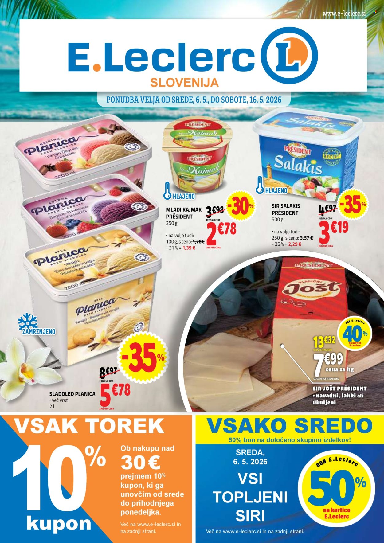 E.Leclerc katalog - 6.5.2026 - 16.5.2026. Stran 1