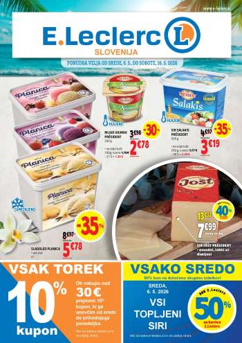 E.Leclerc katalog - 6.5.2026 - 16.5.2026.