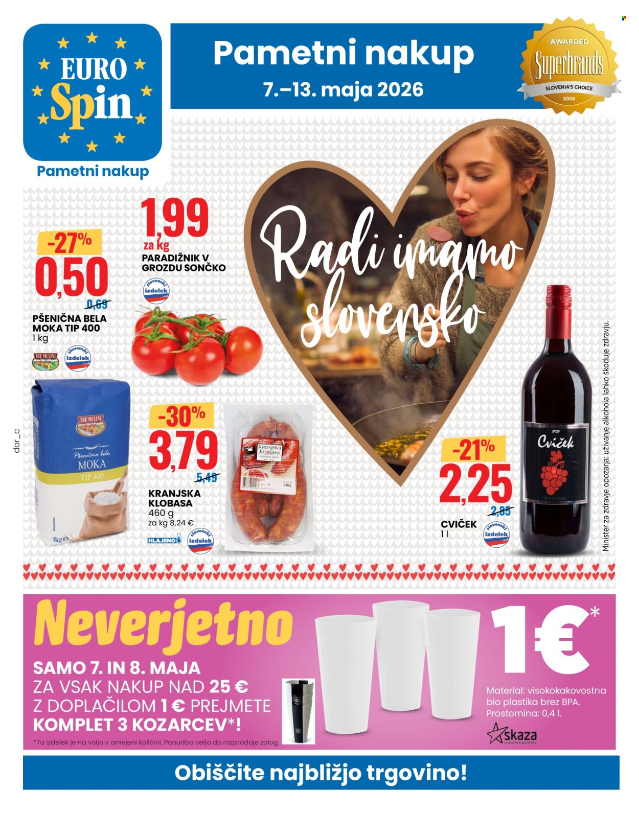 EuroSpin katalog - 7.5.2026 - 13.5.2026. Stran 1