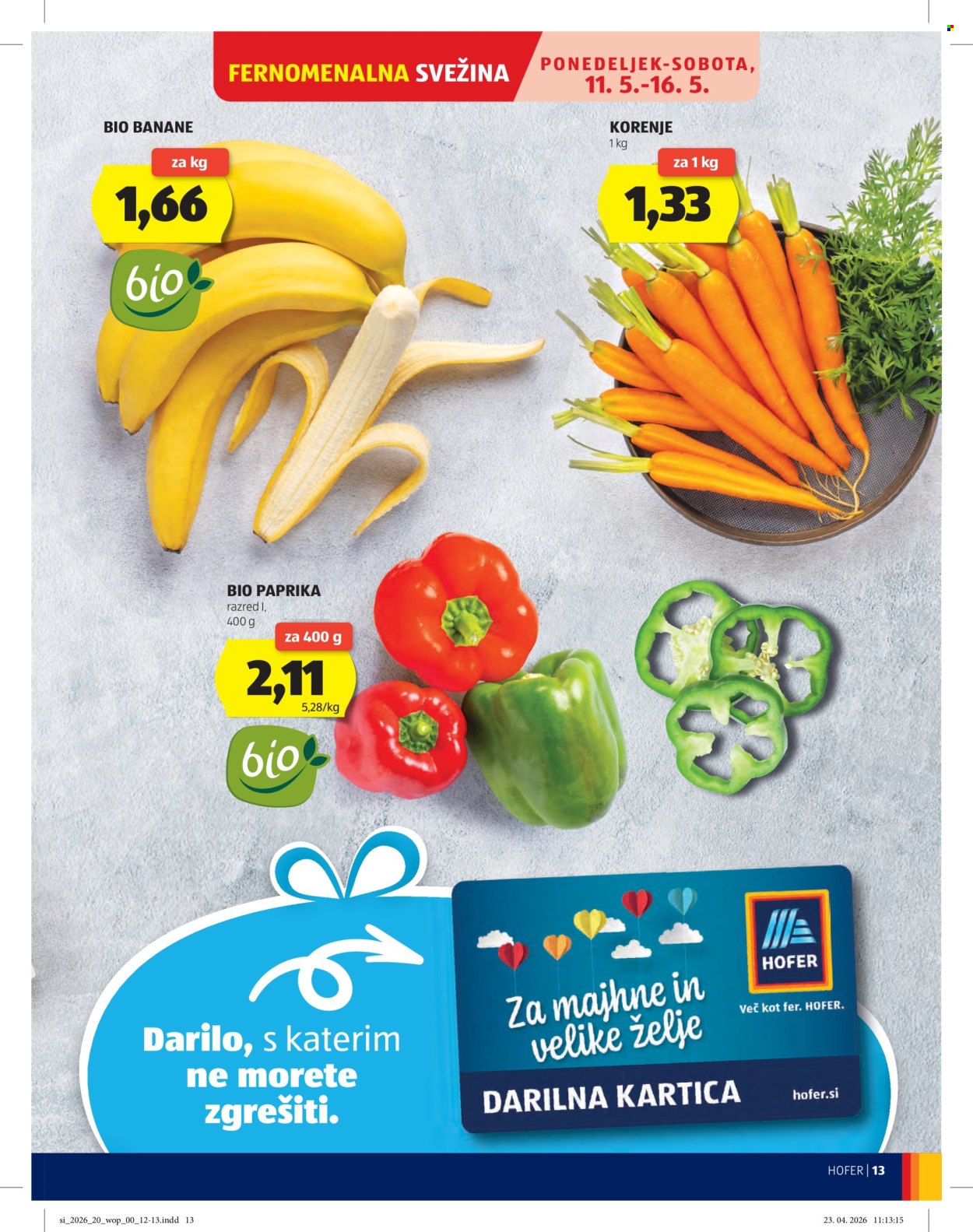 Hofer katalog - 6.5.2026 - 13.5.2026. Stran 13