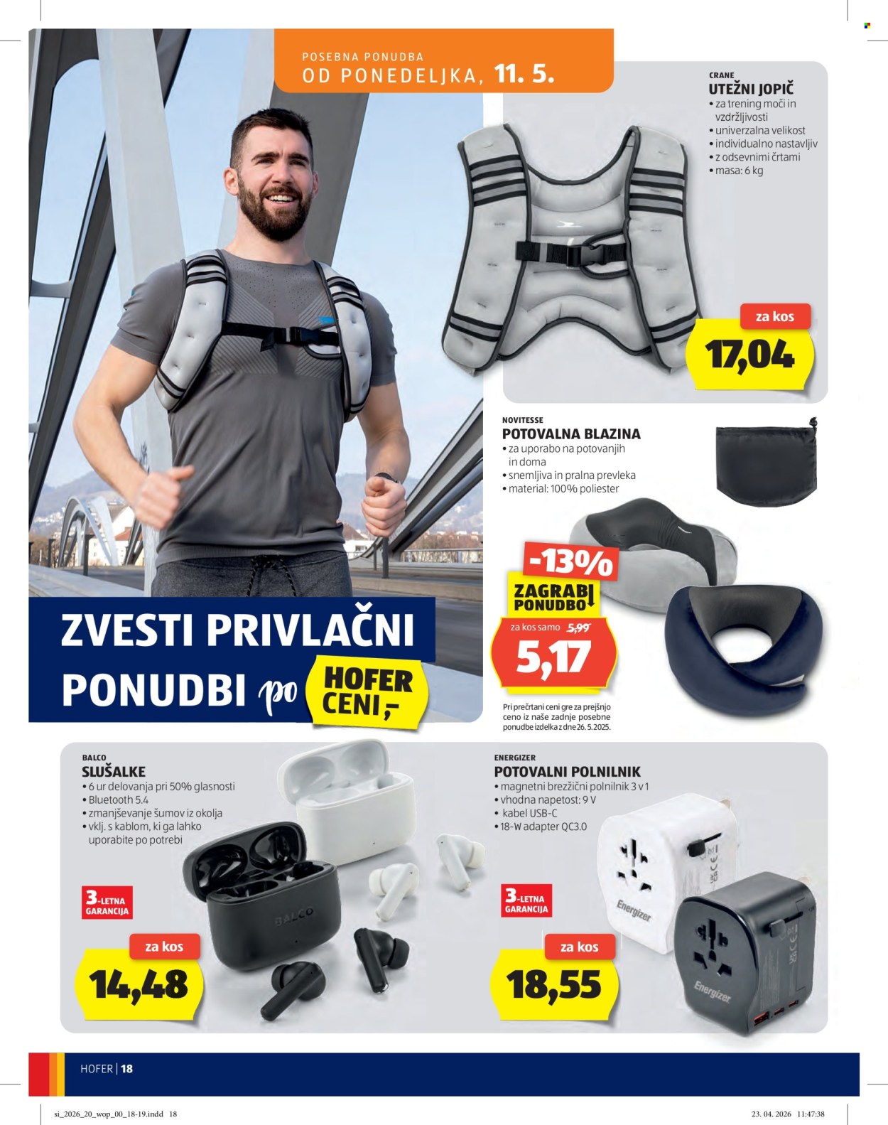 Hofer katalog - 6.5.2026 - 13.5.2026. Stran 18