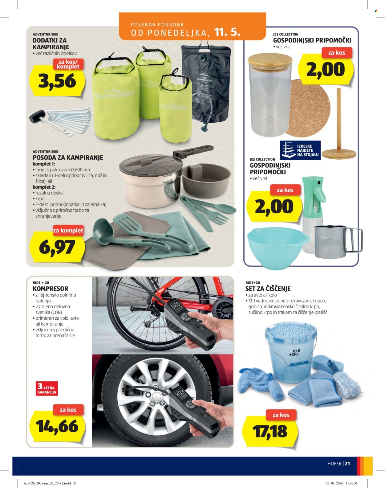 Hofer katalog - 6.5.2026 - 13.5.2026. Stran 21