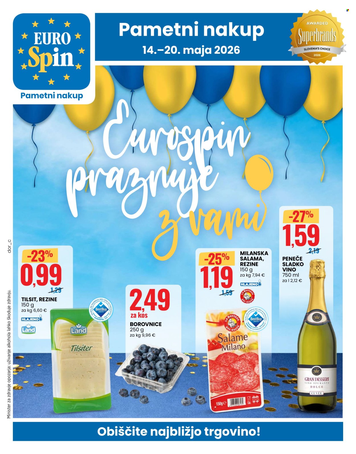 EuroSpin katalog - 14.5.2026 - 20.5.2026. Stran 1