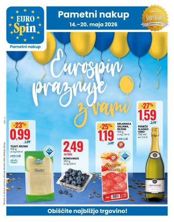 EuroSpin katalog - 14.5.2026 - 20.5.2026.