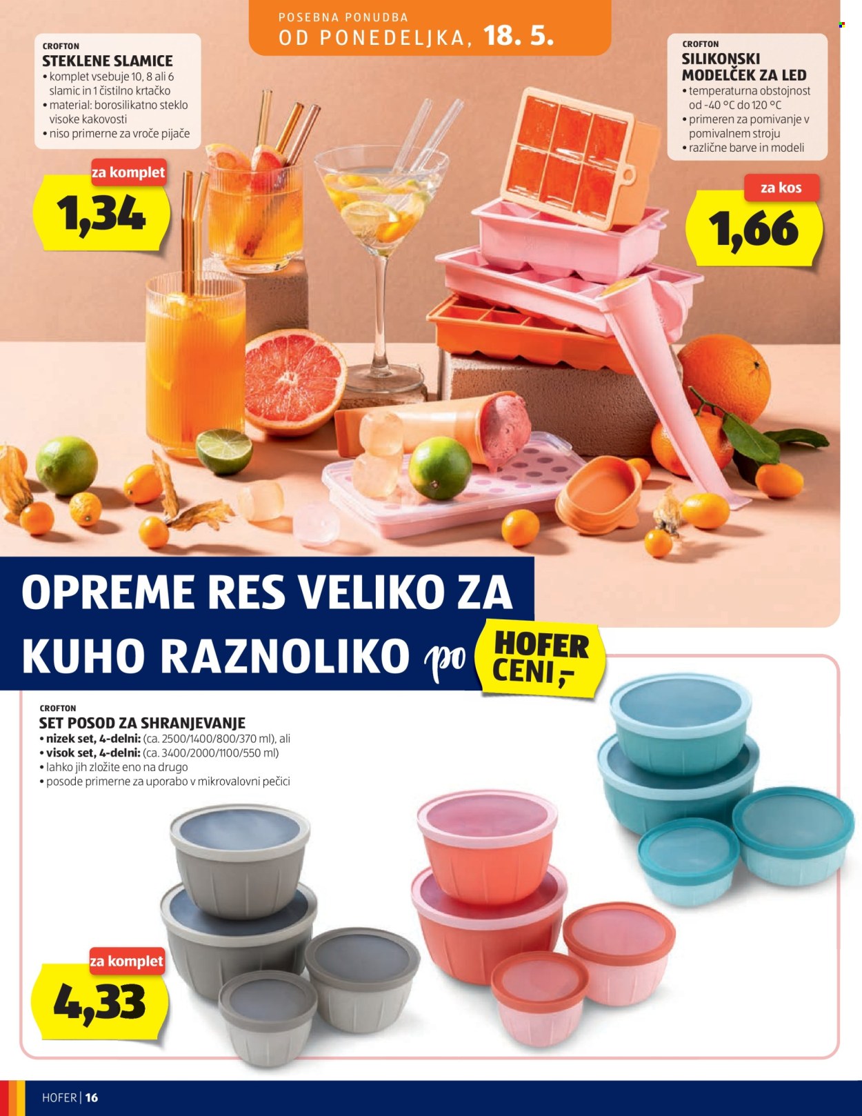 Hofer katalog - 13.5.2026 - 21.5.2026. Stran 16