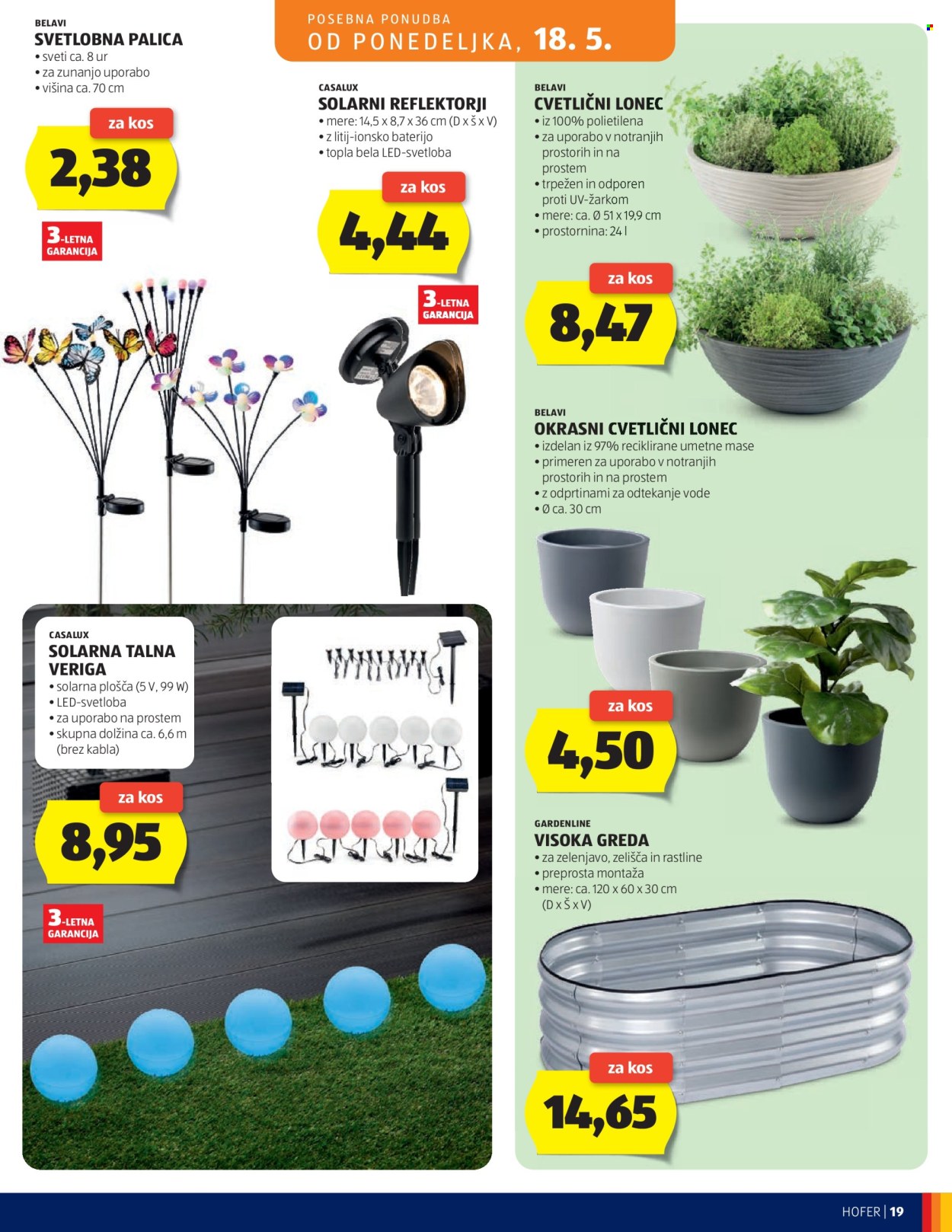 Hofer katalog - 13.5.2026 - 21.5.2026. Stran 19