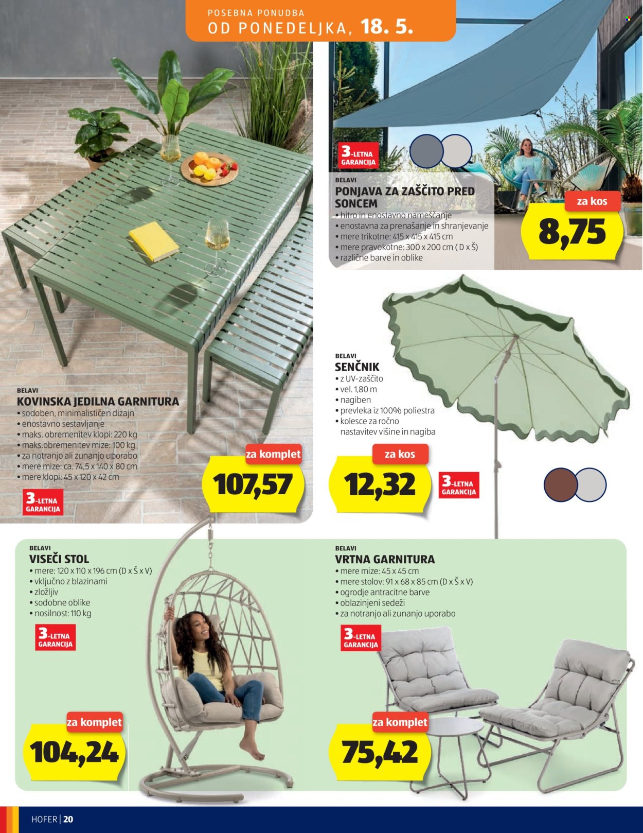 Hofer katalog - 13.5.2026 - 21.5.2026. Stran 20