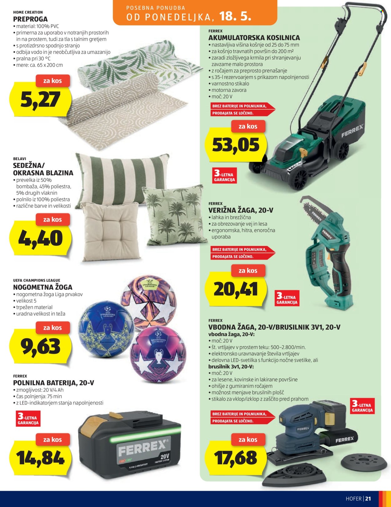 Hofer katalog - 13.5.2026 - 21.5.2026. Stran 21