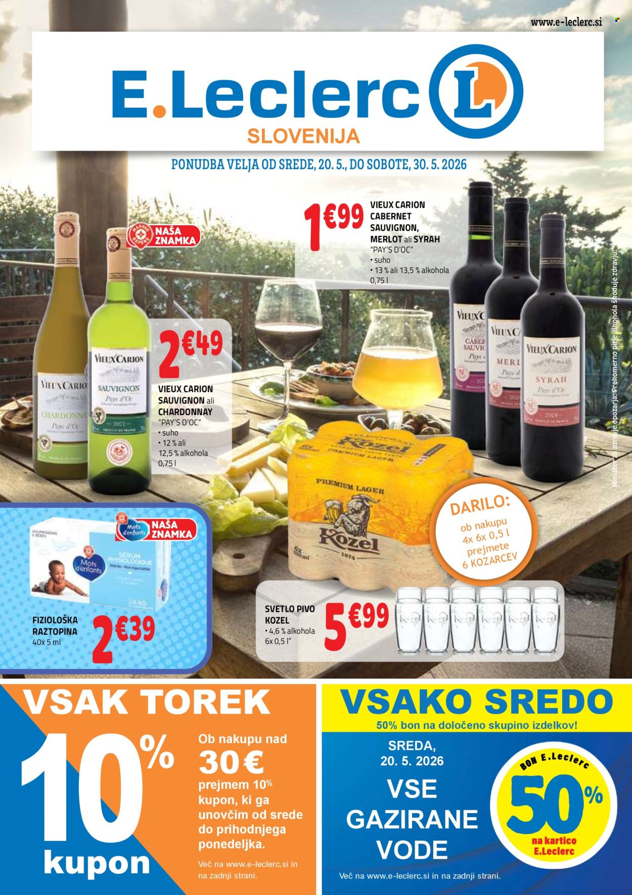 E.Leclerc katalog - 20.5.2026 - 30.5.2026. Stran 1