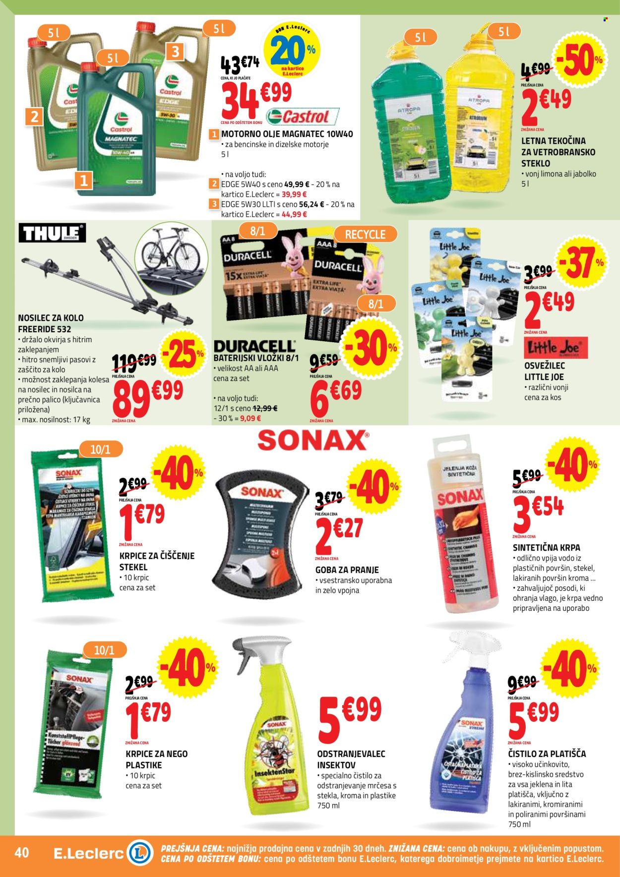 E.Leclerc katalog - 20.5.2026 - 30.5.2026. Stran 40