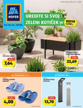 Hofer katalog - 20.5.2026 - 28.5.2026.