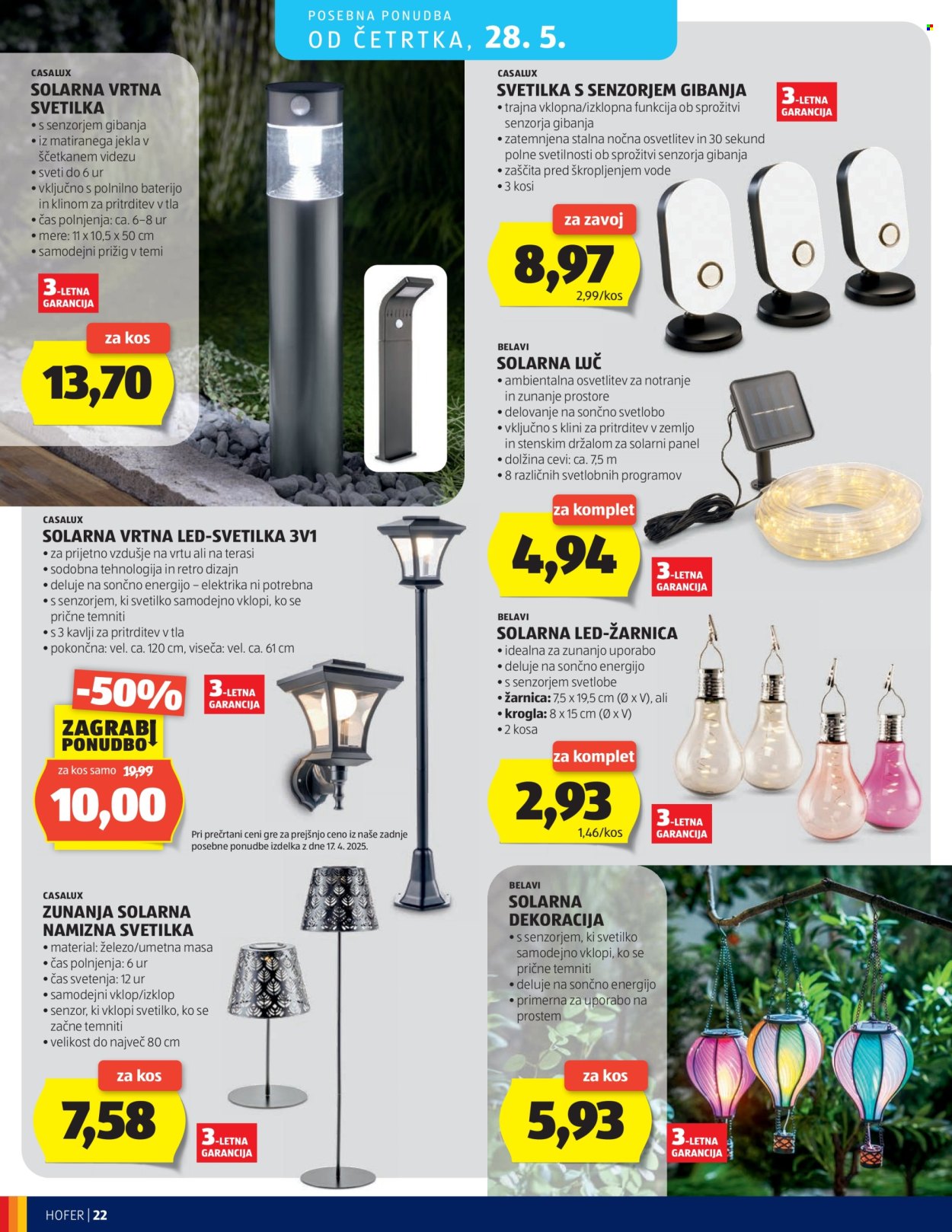 Hofer katalog - 20.5.2026 - 28.5.2026. Stran 22