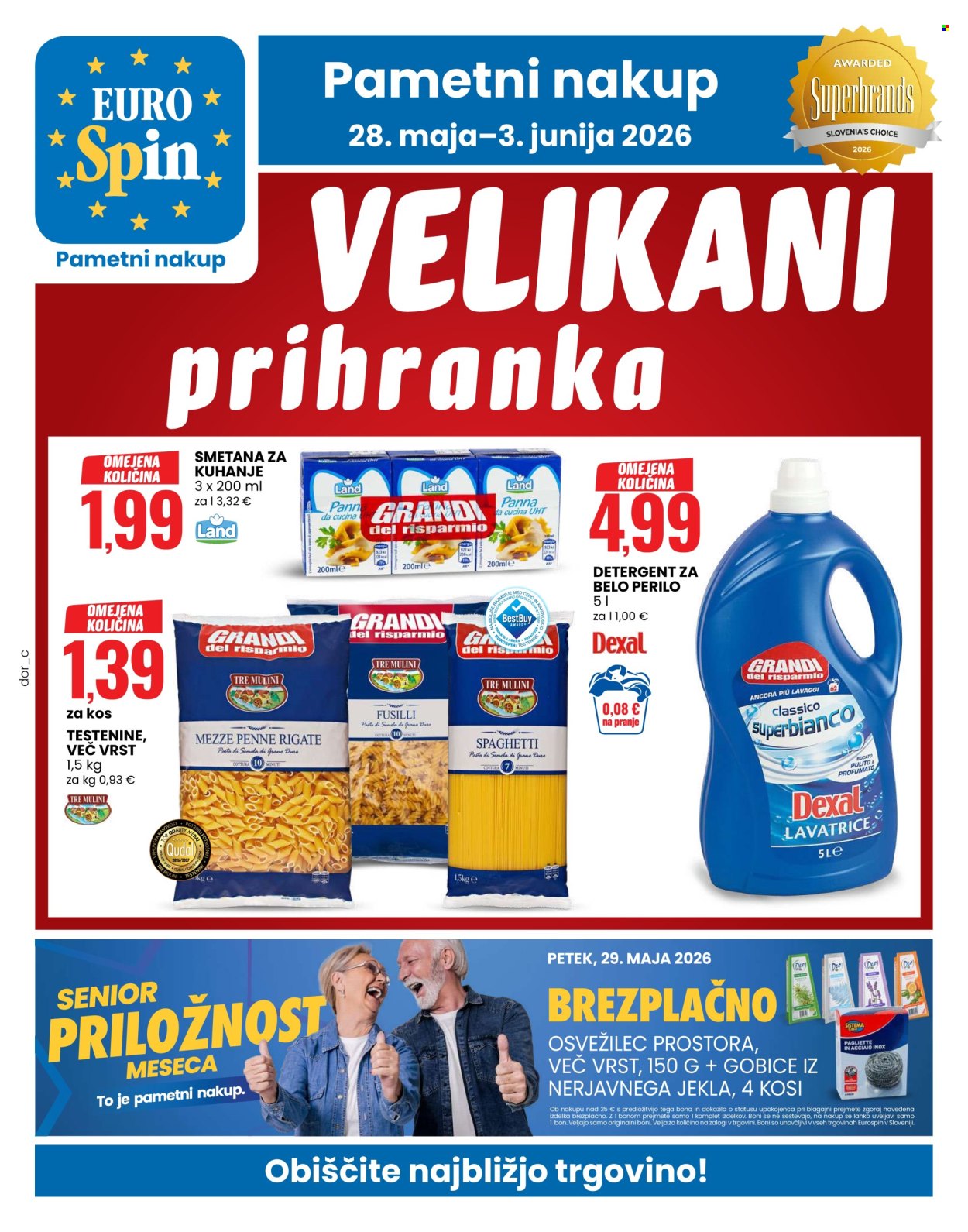 EuroSpin katalog - 28.5.2026 - 3.6.2026. Stran 1