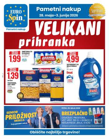 EuroSpin katalog - 28.5.2026 - 3.6.2026.