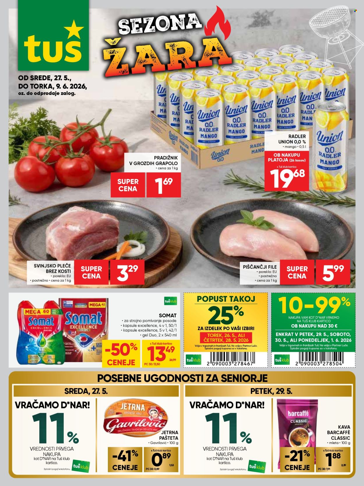 Tuš katalog - 27.5.2026 - 9.6.2026. Stran 1
