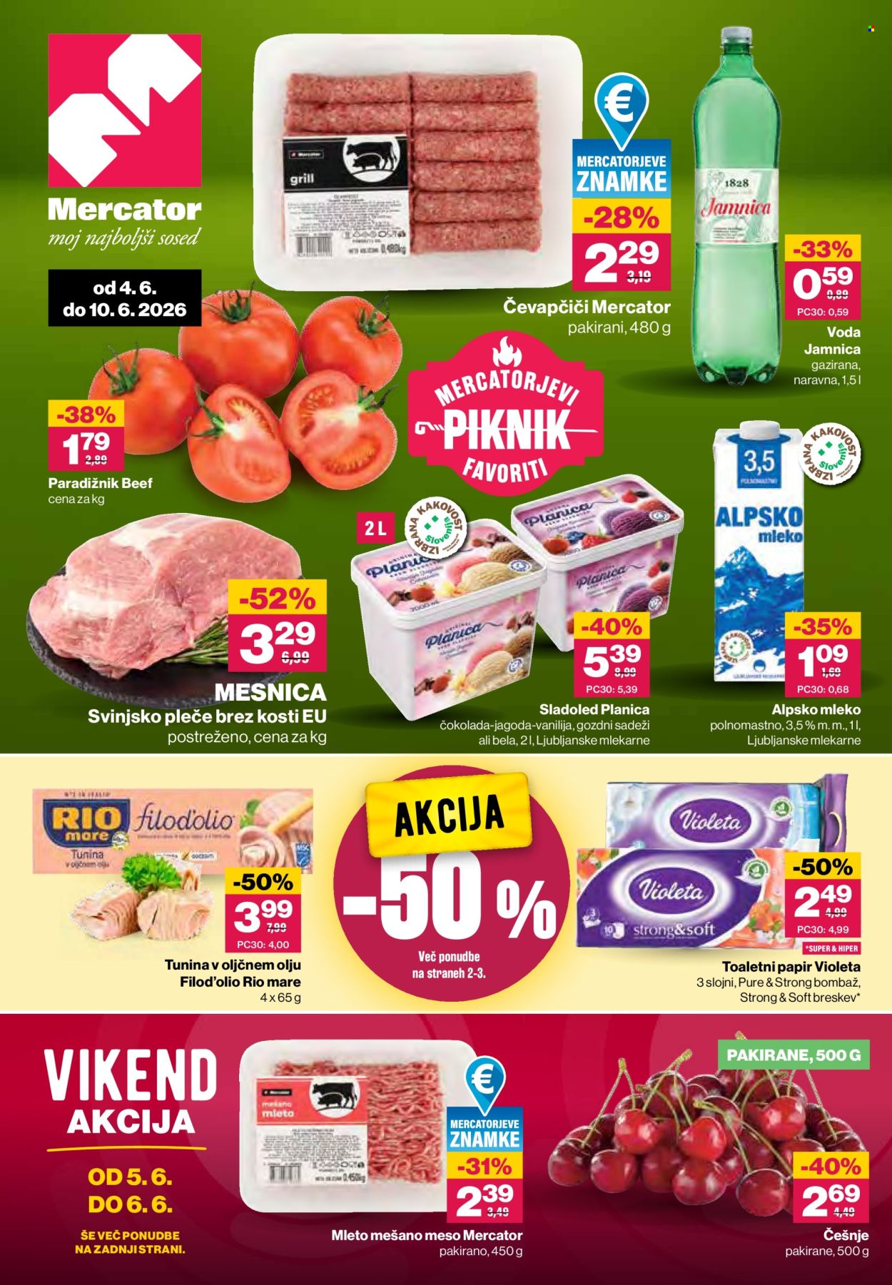Mercator katalog - 4.6.2026 - 10.6.2026. Stran 1